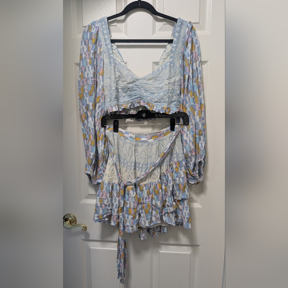 Free People Naomi Printed Skirt Set - Picture 2 of 5